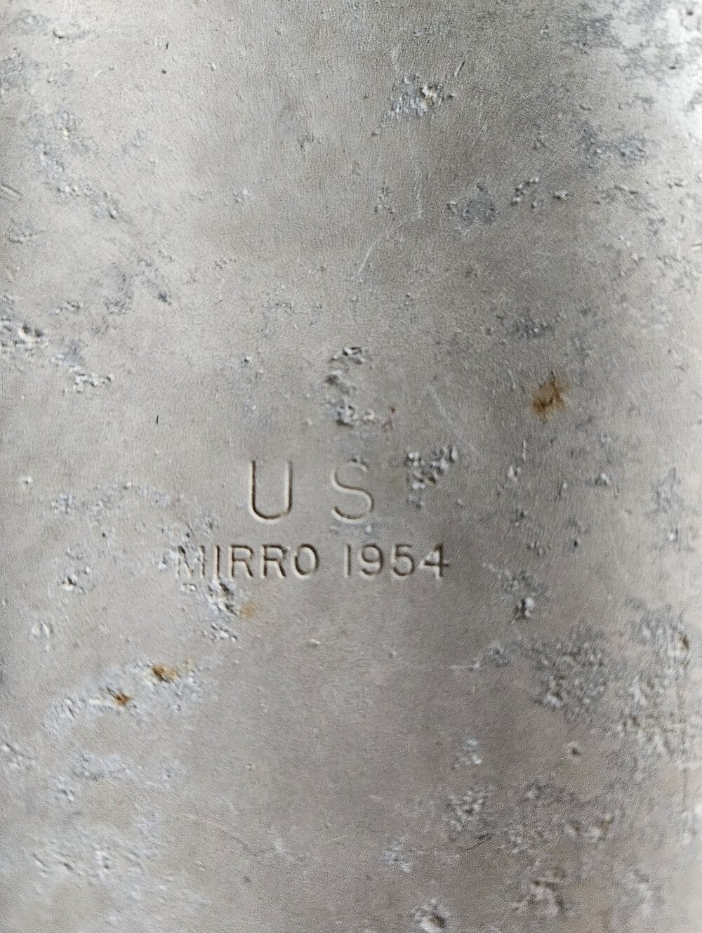 Vintage 1954 US Army Military Aluminum Canteen Korean War Era Plastic Cap GI - Picture 10 of 10